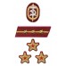 КОМИССАР Государственной Безопасности 3 РАНГА, петлицы и нарукавные знаки, обр. 1935/36 г..